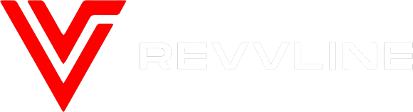 REVVLINE white logo transparent